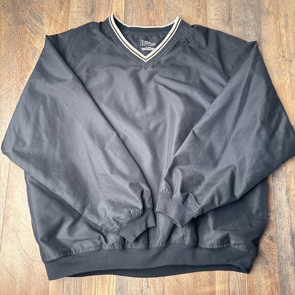 PGA Tour Golf Performance Jacket Men's XL Black Breathable Water Resistant - Picture 1 of 11